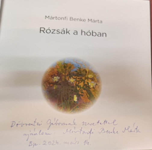 M�rtonfi Benke M�rta - R�zs�k a h�ban