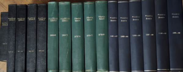 Filatéliai szemle 1948-1993. (1951. februárig: Munkás bélyeggyűjtő)- 16 kötetbe kötve