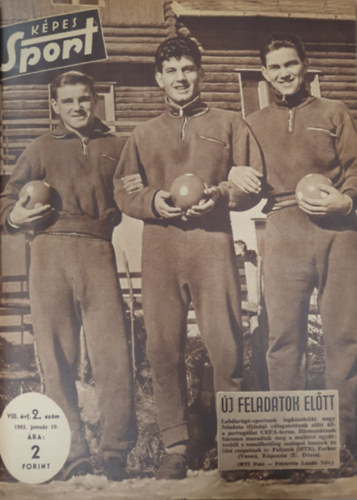 Psztor Lajos  (szerk) - Kpes sport, VIII. vfolyam (1961), 1-52. szm (egybektve; 2 szm (22, 23.) hinyzik)