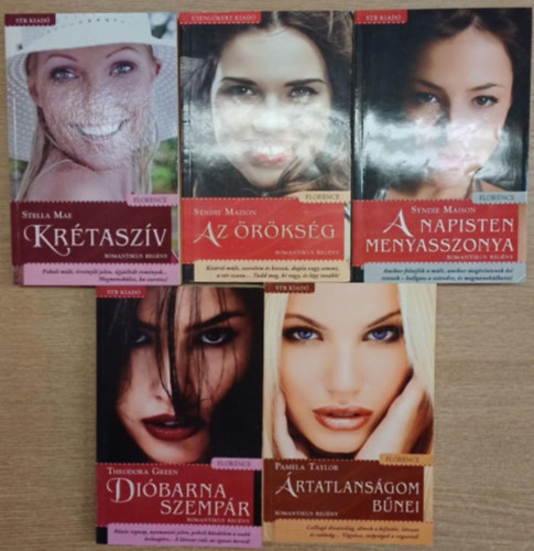 Theodora Green - 5 db Theodora Green romantikus regény a Florence sorozatból