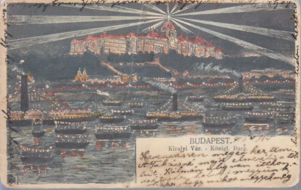 Kir�lyi v�r, Budapest (r�gi k�peslap)