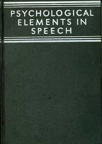 Emil Frschels - Psychological Elements in Speech
