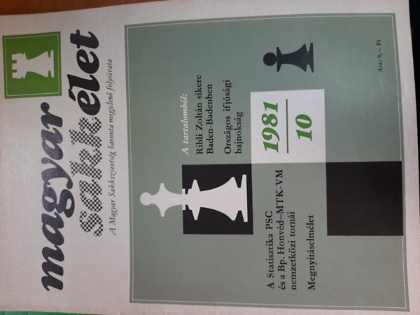 Magyar Sakklet 1981./10 (oktber)