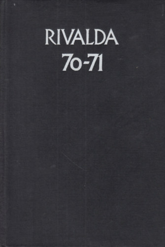 Rivalda 70-71 /Nyolc magyar színmű/