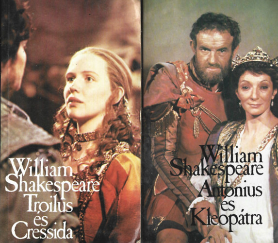 William Shakespeare - 2 db knyv, Troilus s Cressida, Antonius s Kleoptra
