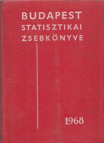 Budapest Statisztikai Zsebkönyve 1968