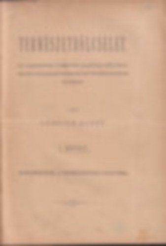 Lubrich gost - Termszetblcselet I.- Elismeretek a termszetblcselethez