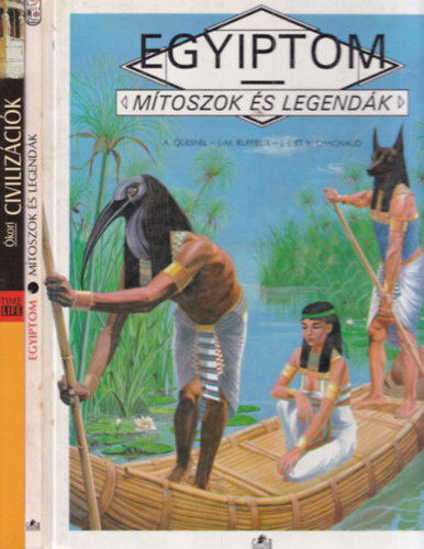 2 db ókori civilizációk könyv: Egyiptom - mítoszok és legendák + Ókori civilizációk