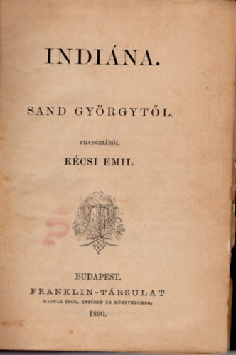 Sand Gyrgy - Indina