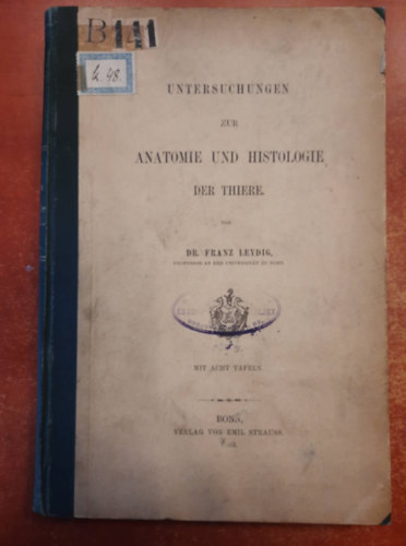 Béla Haller - Die Organisation der Chitonen der Adria- Az Adria chitonjainak szervezése-német nyelvű (1882)