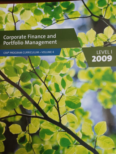 Corporate Finance and Portfolio Management Level I.