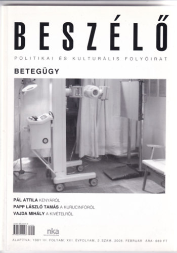 Nemnyi Lszl - Beszl - Politikai s kulturlis folyirat - 2008. februr