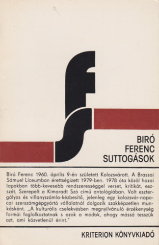 Bíró Ferenc - Suttogások