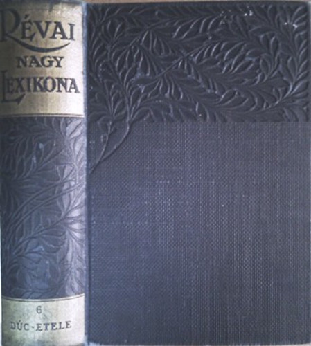 Rvai Irodalmi Intzet - Rvai nagy lexikona 6. (Dc-Etele)