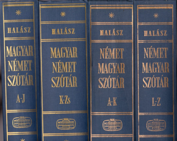 Halsz Eld - Nmet-Magyar Nagysztr I-II s Magyar-Nmet Nagysztr I-II.