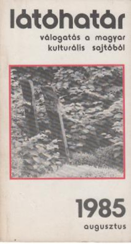 Látóhatár 1985 augusztus