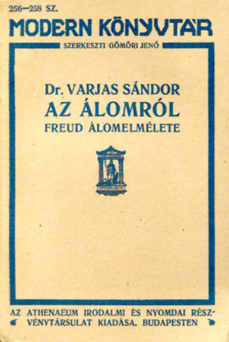 Dr. Varjas Sndor - Az lomrl - Feud lomelmlete