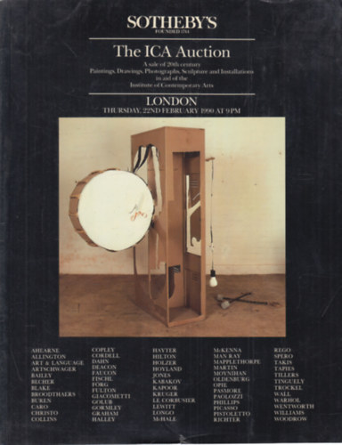 Sotheby's: The ICA Auction (22 february 1990.)