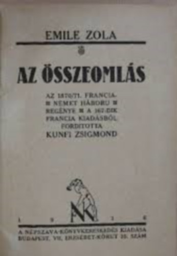 Émile Zola - Az összeomlás