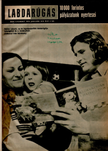 Hoffer J�zsef   (szerk) - Labdar�g�s 1974. XX. �vfolyam (teljes)