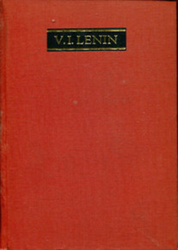 Lenin �sszes m�vei 17. 1908. m�rcius - 1909. j�nius