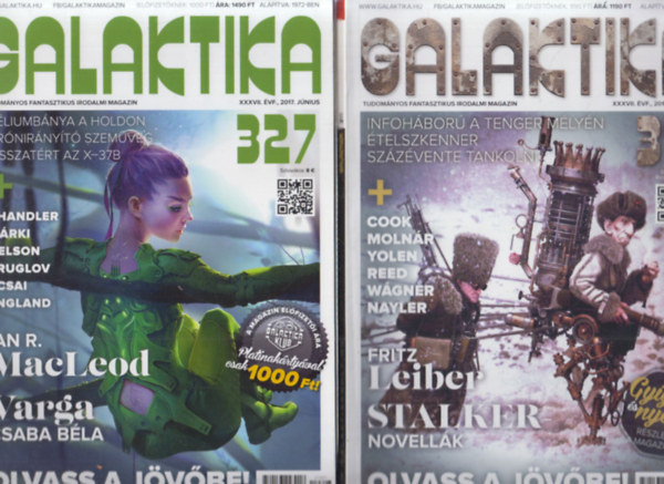Burger Istvn  (fszerk.) - 2 db Galaktika magazin: 311+327. szm