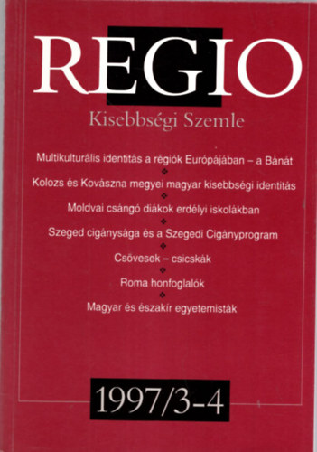 Sebk Magda - Regio - Kisebbsgi Szemle 1997/3-4