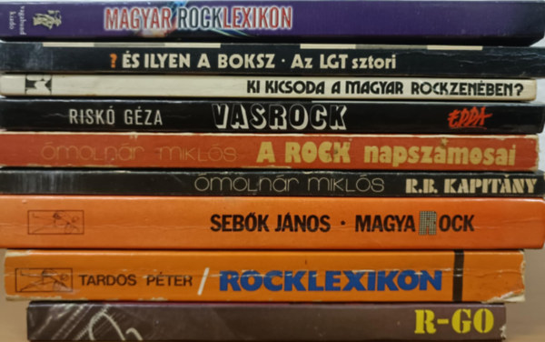 molnr Mikls:, Risk Gza Tardos Pter - Magyar rockzenei knyvcsomag