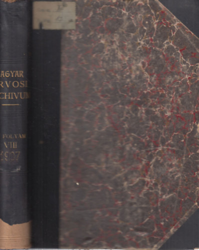 Dr. Dr. Pertik Ottó, Dr. Lenhossék Mihály, Dr. Vámossy Zoltán Bókay Árpád - Magyar orvosi archivum - Új folyam VIII. kötet