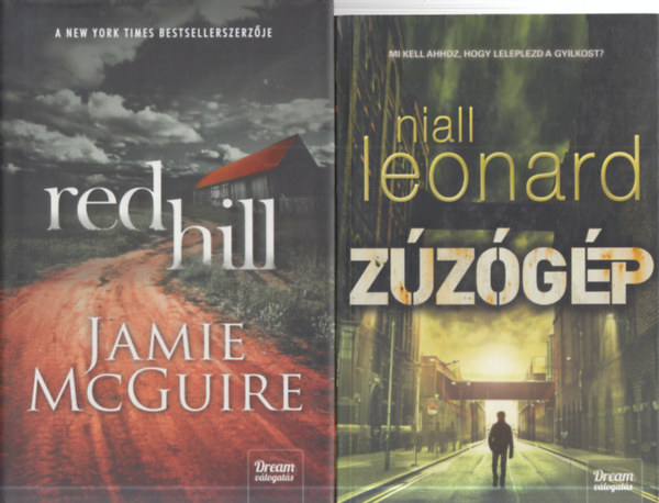 Niall Leonard Jamie McGuire - 2 db. krimi (Red Hill + Zúzógép)