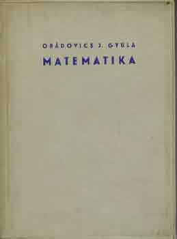 Obdovics J. Gyula - Matematika (Obdovics)