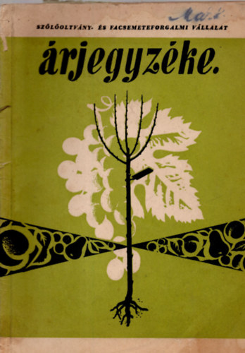 Sz�l�oltv�ny �s Facsemeteforgalmi V�llalat �rjegyz�ke