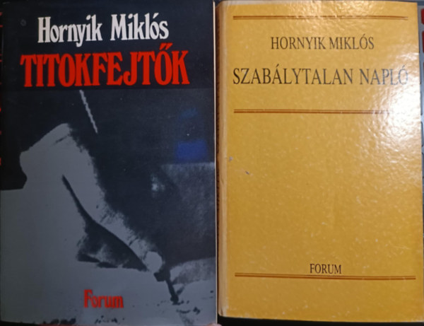 Hornyik Mikls - Hornyik Mikls knyvcsomag - DEDIKLT