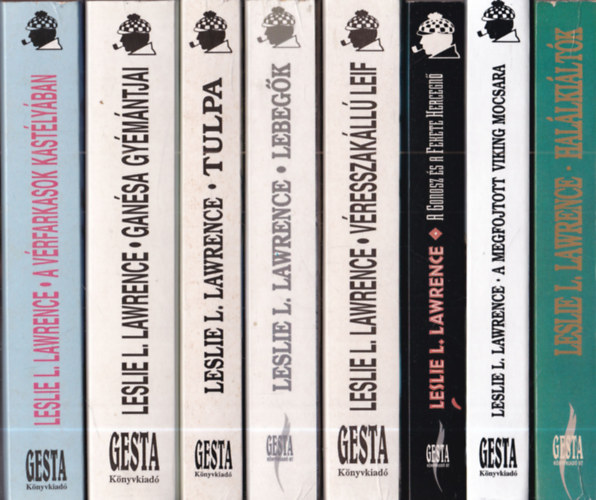Leslie L. Lawrence Lőrincz L. László - 8 db. Lőrincz L. László: A vérfarkasok kastélyában + Ganésa gyémántjai + Tulpa + Lebegők + Véresszakállú Leif és a lávamező + A Gonosz és a Fekete hercegnő + A megfojtott viking mocsara + Halálkiáltók
