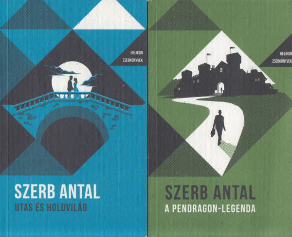 Szerb Antal - 2 db. Helikon zsebkönyvek (Utas és holdvilág + A Pendragon-legenda)