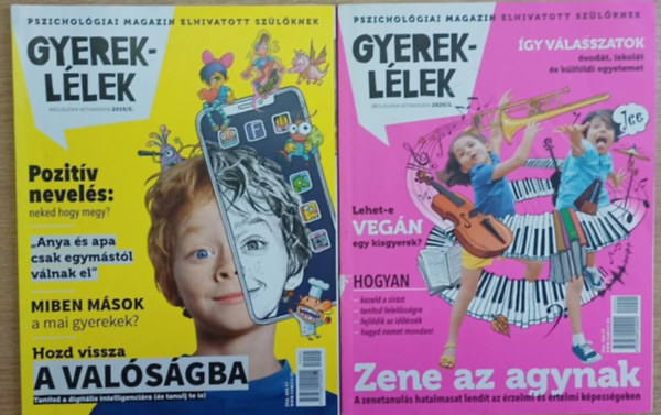 2 db Gyereklélek magazin: 2019/5. és 2020/1.