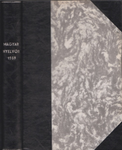 Lőrincze Lajos - Magyar nyelvőr 1959 évi teljes évfolyam (egybekötve)