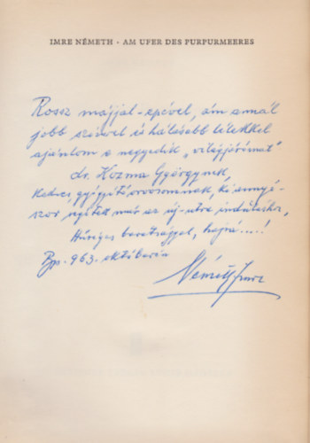 Imre N�meth - Am Ufer des Purpurmeeres