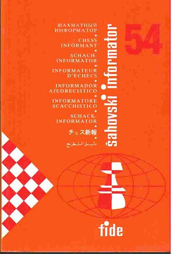 Chess Informant - Sahovski informator 54 (II - V 1992)