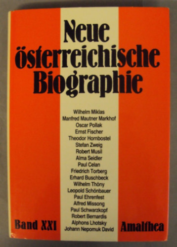 Neue �sterreichische Biographie Band XXI