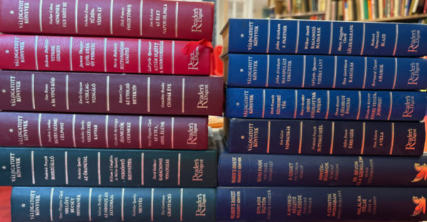 Reader's Digest válogatott könyvek 12 db 48 regény
