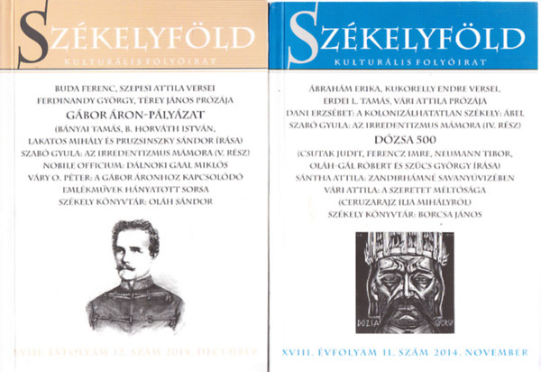 Szkelyfld - Kultrlis folyirat - XVIII. vf. 11-12. szmok