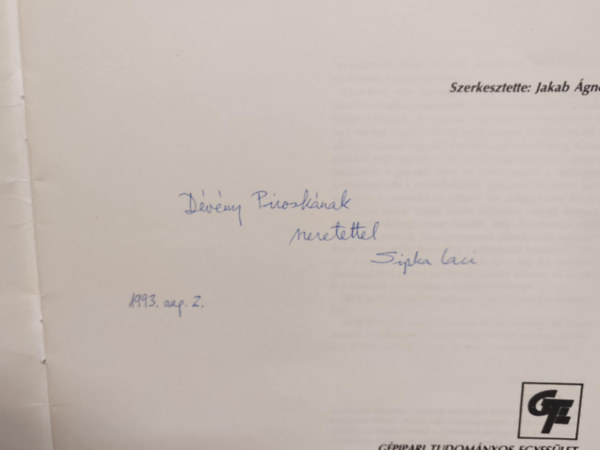 Sipka L�szl� - Egy m�rn�k gondolatai