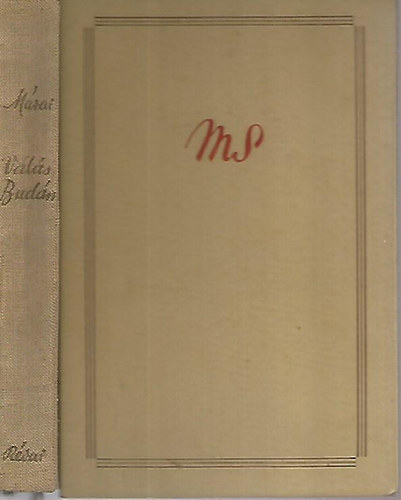 M�rai S�ndor - V�l�s Bud�n