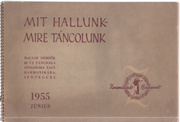 Mit hallunk-mire táncolunk 1956 június