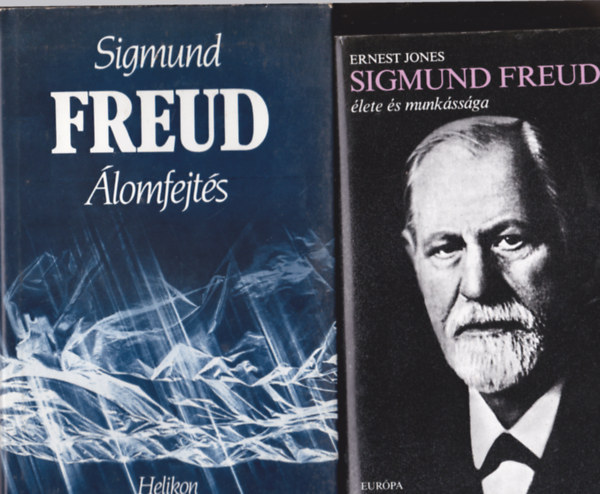 Ernest Jones - Sigmund Freud - 2 db "Freud"- knyv: S.Freud:lomfejts + E. Jones:Sigmund Freud lete s munkssga