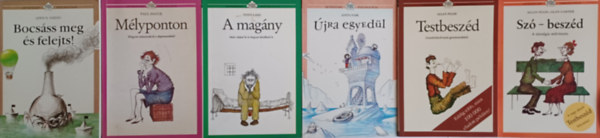 6 db a Htkznapi pszicholgia sorozatbl:  Sz-beszd +  A magny + Mlyponton + Testbeszd + jra egyedl + Bocsss meg s felejts!