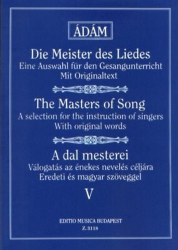 A dal mesterei V.