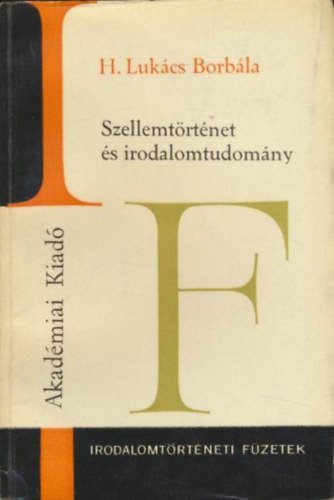 H. Lukcs Borbla - Szellemtrtnet s irodalomtudomny