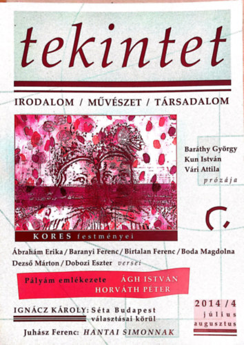 Farkas Lszl - Tekintet Irodalom - Mvszet - Trsadalom 2014/4